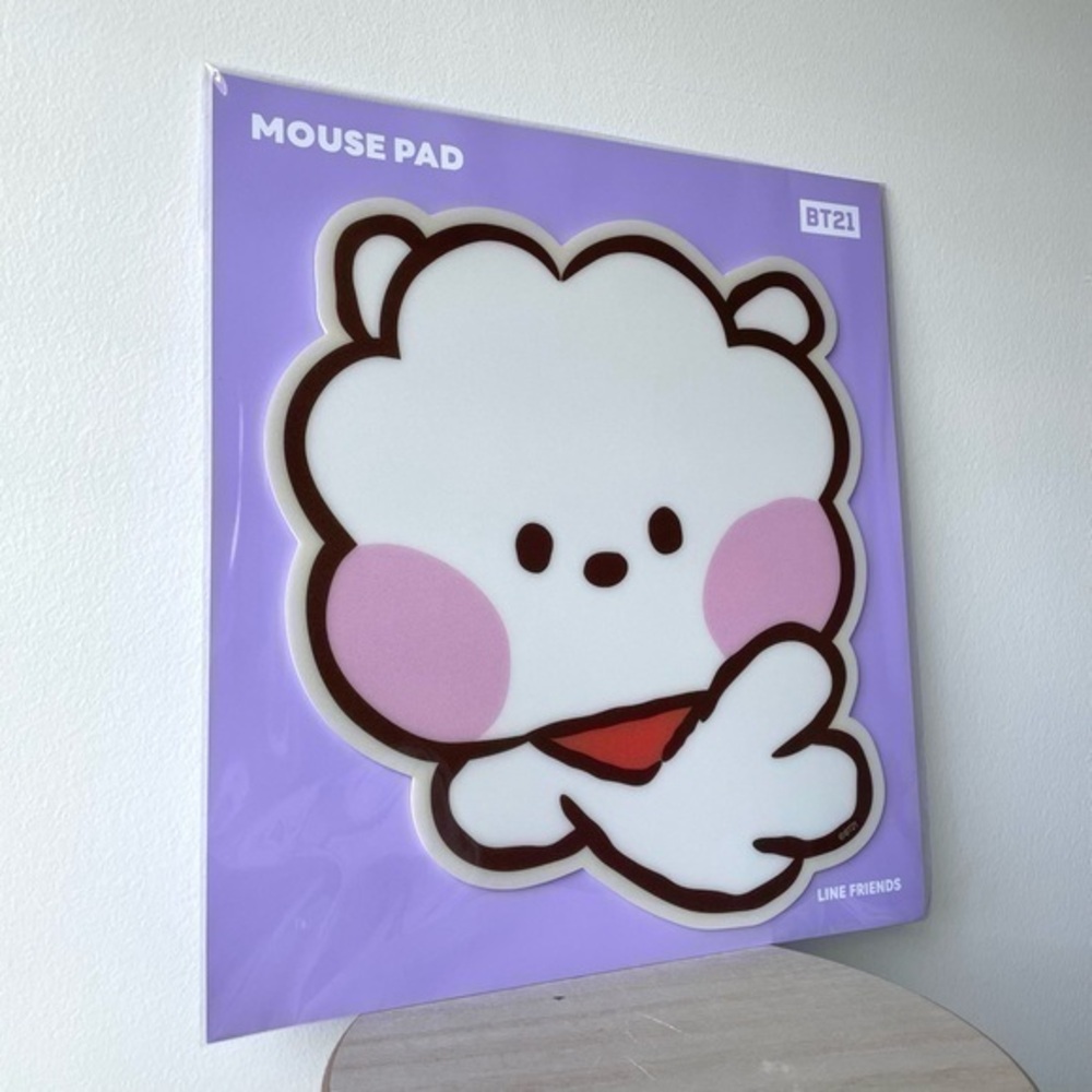 BT21 Minini: RJ White Mousepad ( Korean Exclusive ) NWT